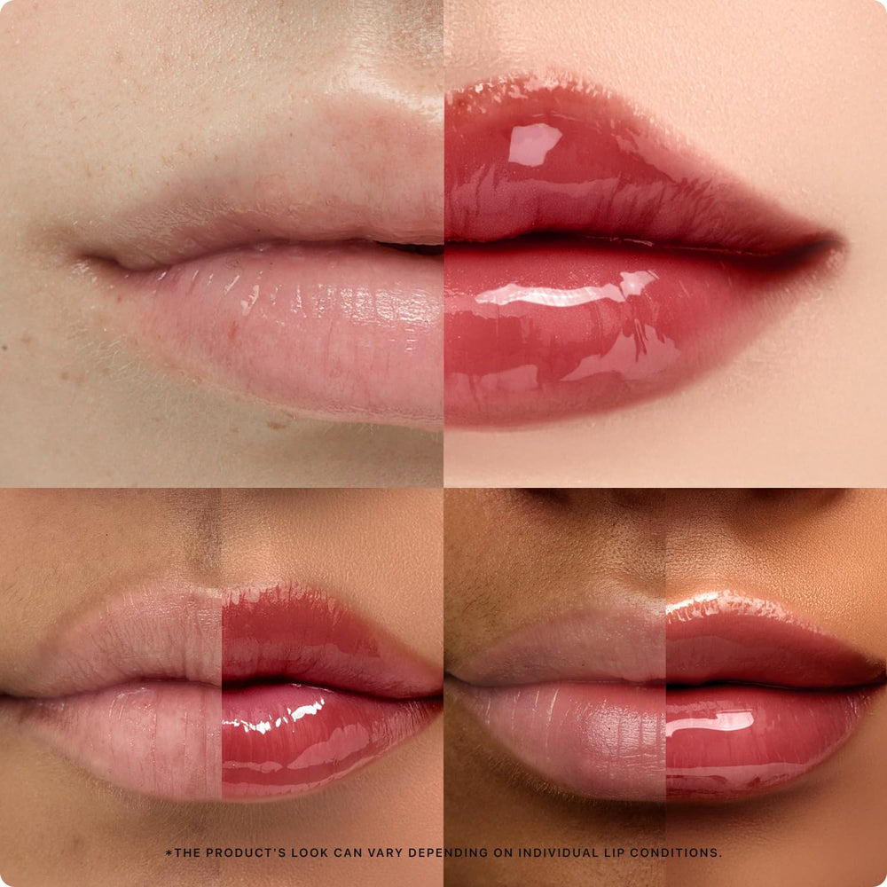 Nature Republic Honey Melting Lip Plum 06 texture demonstrates creamy hydration on lips.
