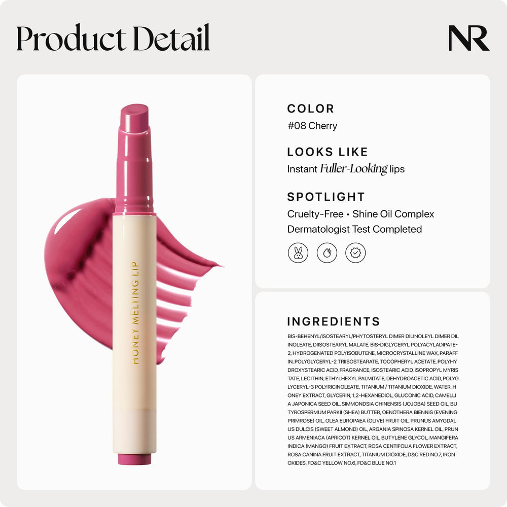 Nature Republic lip product evokes Korean makeup glow on bare lips