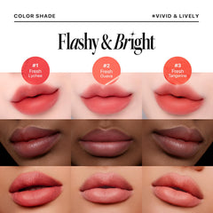 Nature Republic Light on Velvet Tint 02 Fresh Guava matte finish on lips