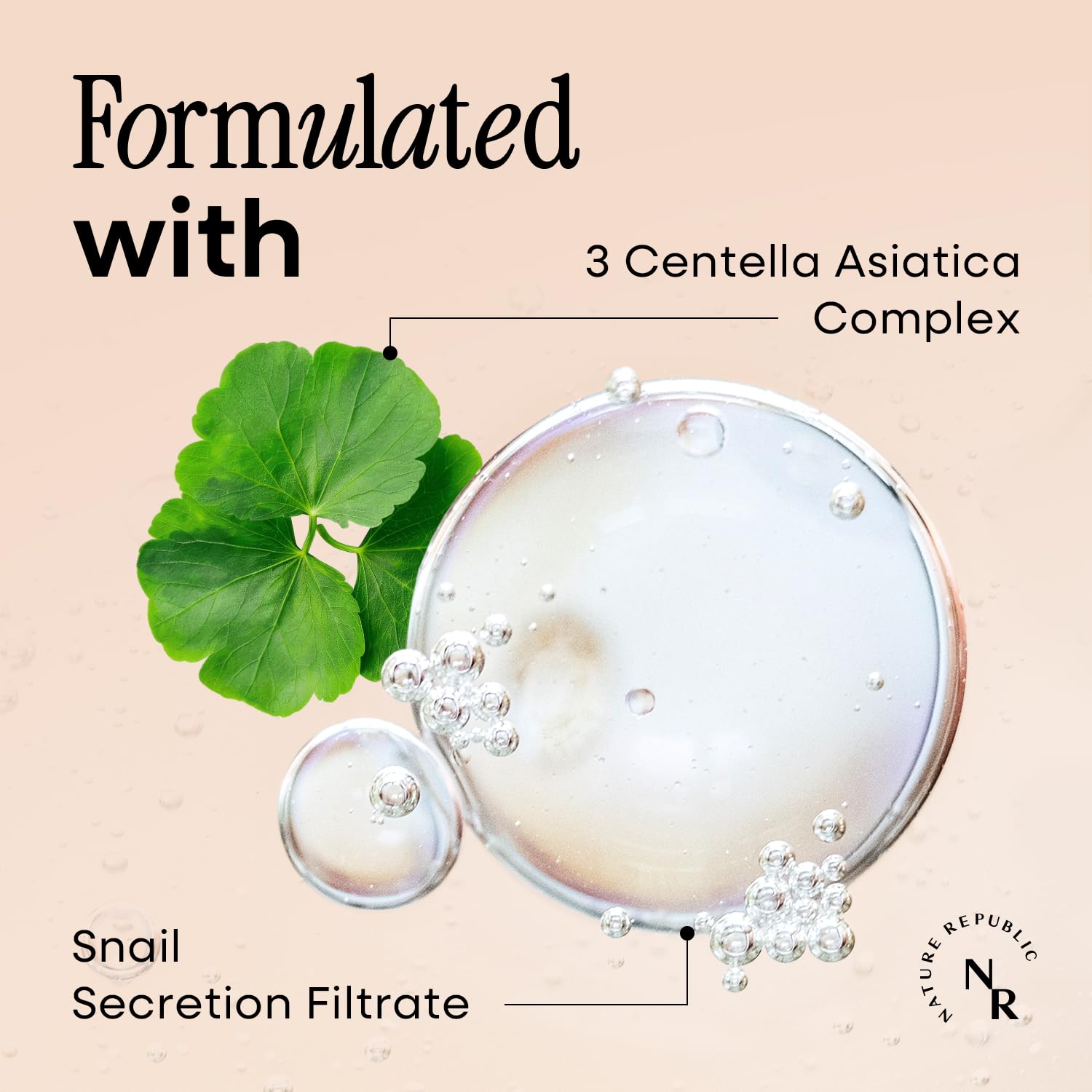 Nature Republic Snail Mucin Toner application demo captures light refreshing feel