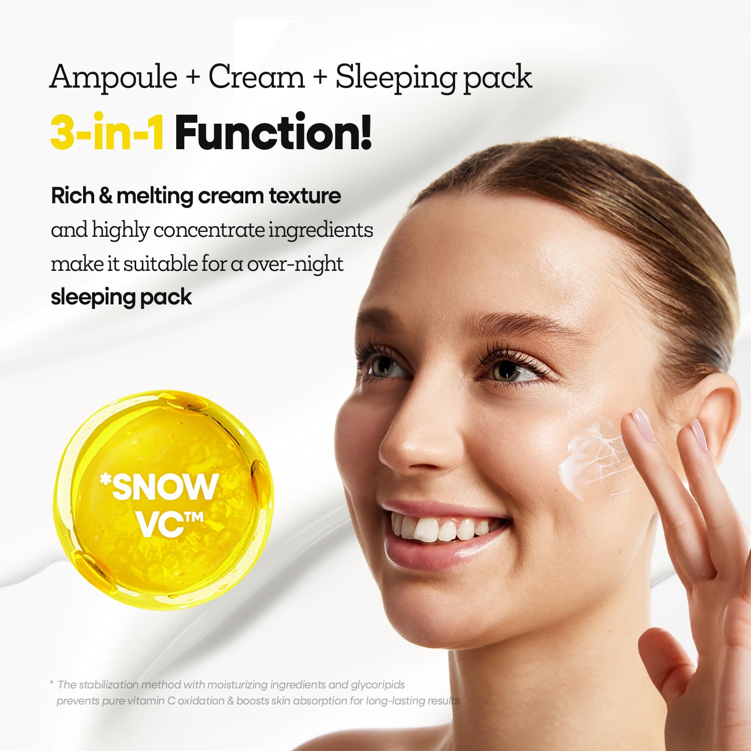 Warmth during application suggests deep absorption of vitamin ingredients