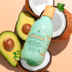 Nature Spell Shampoo in hand during shower for easy wash