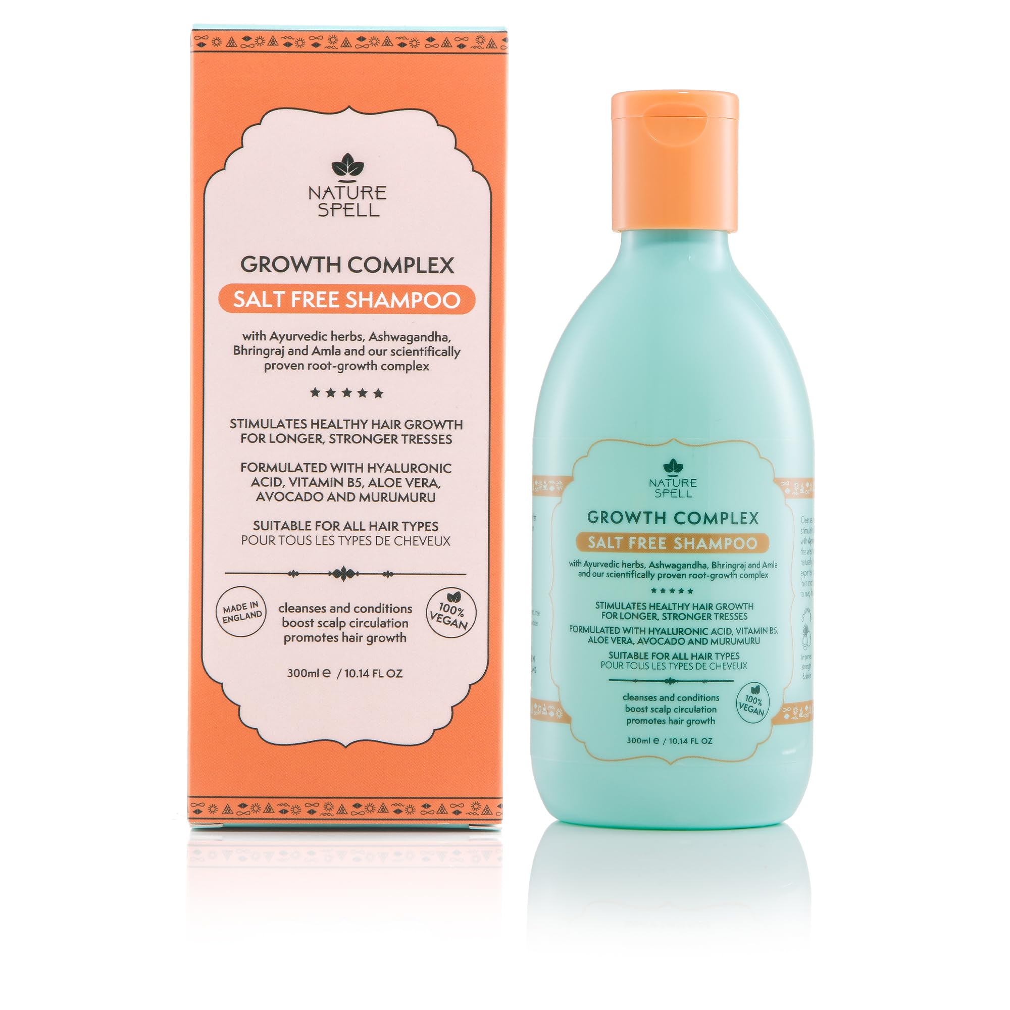 Finished hair with Nature Spell for clean, refreshed shine