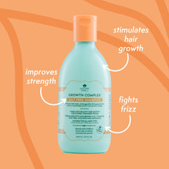 Nature Spell Hair Growth Shampoo being poured to create gentle lather
