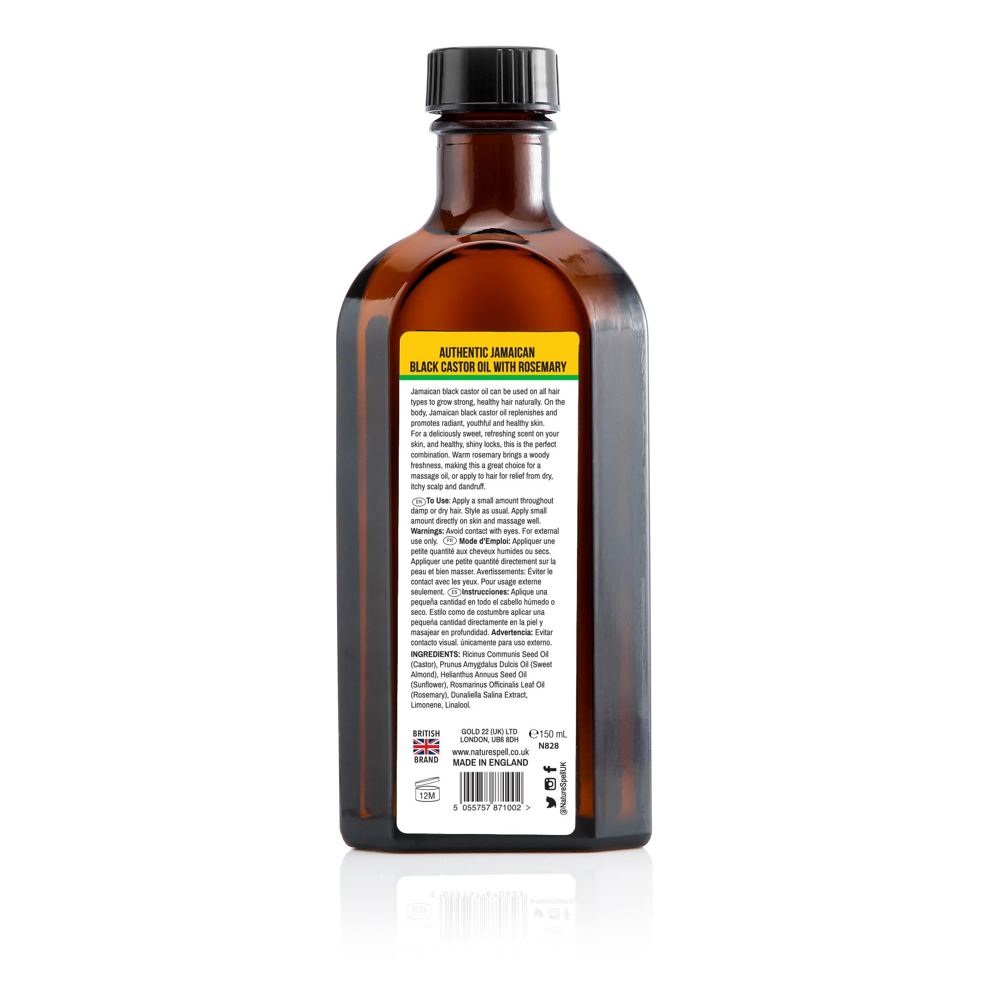 Nature Spell skin application showcasing radiant, hydrated skin
