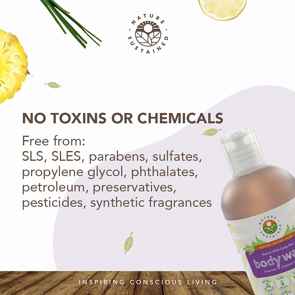 Nature Sustained gallon lemongrass bottle suggests refreshing sensory cleanse for daily use.