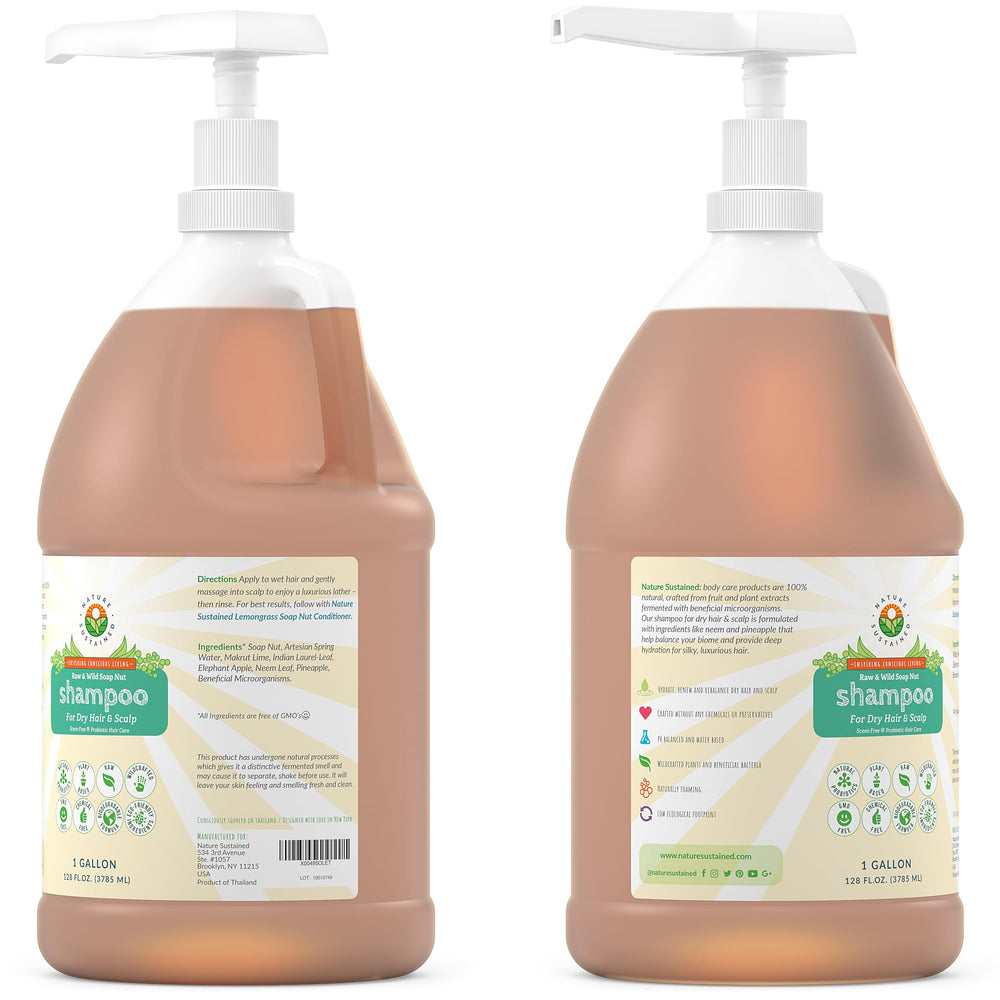 Nature Sustained gallon-size packaging suggests convenient household use.