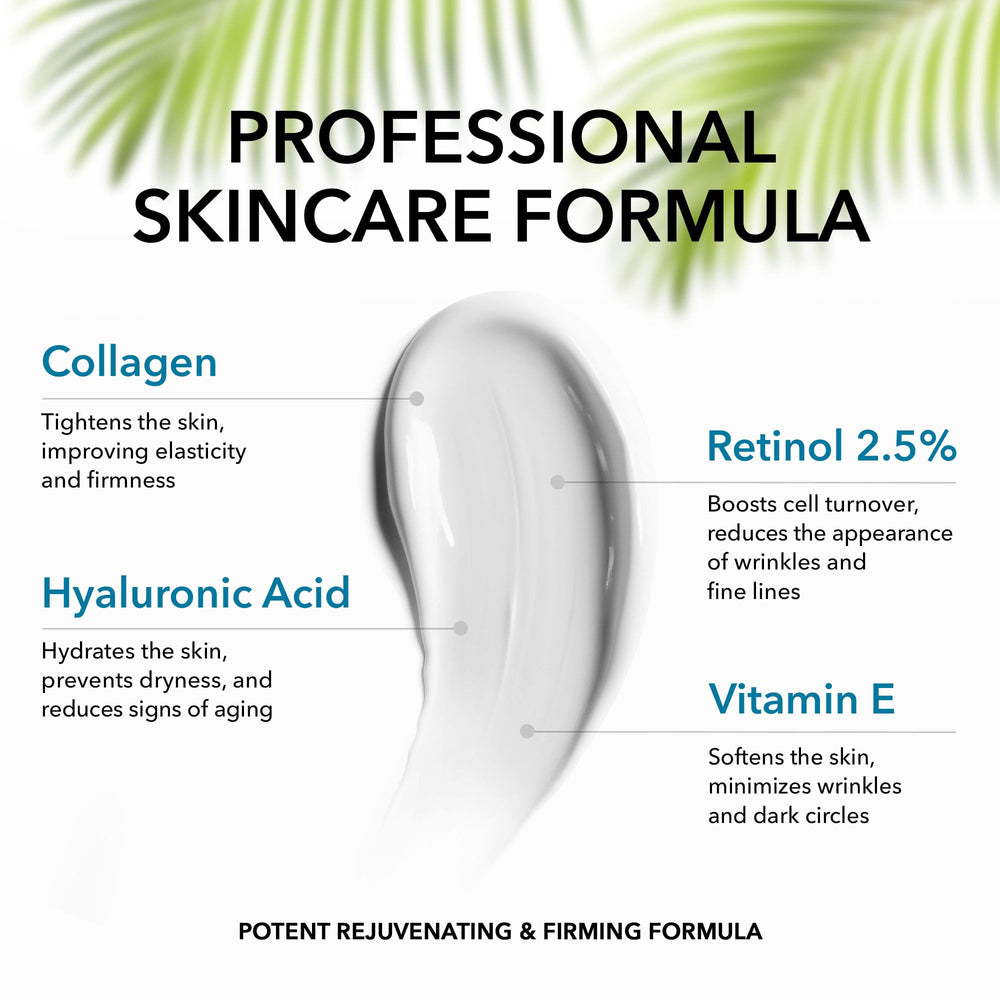 Nature Theory Collagen Cream with hyaluronic acid glow shows plumpness and renewed radiance.