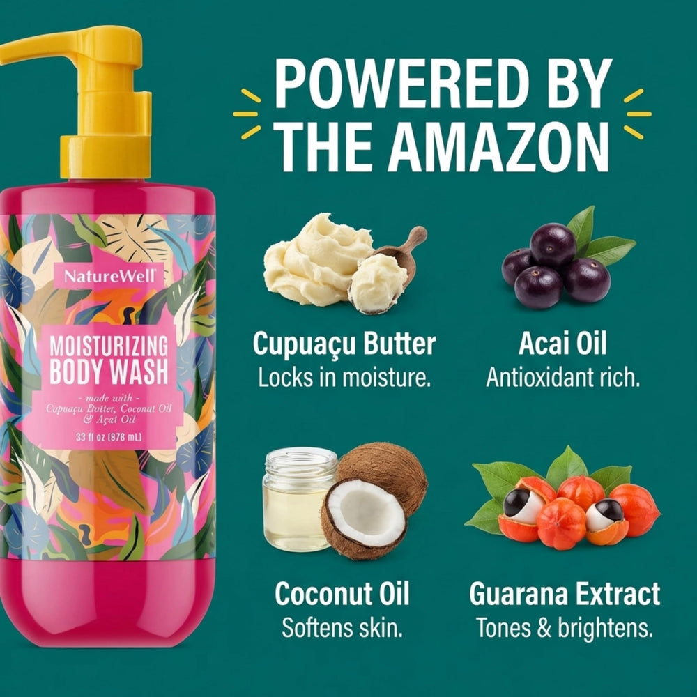 Nature Well Cupuacu Butter boosts moisture for radiant skin.