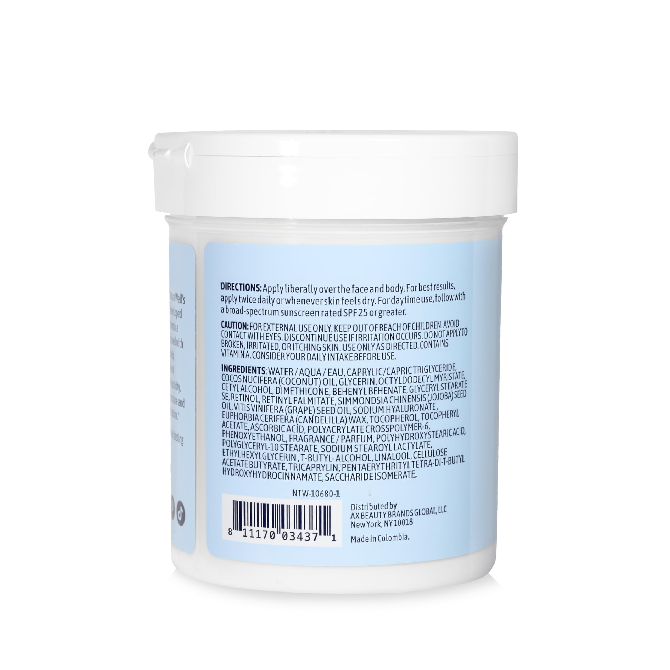 Nature Well jar of Retinol 2.0 for body use shown for full-body care