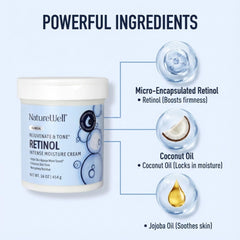 Cream being spread with floral scent visible on skin