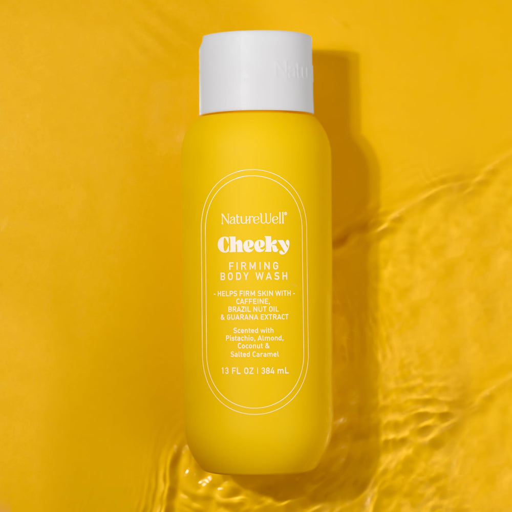 Nature Well luxury shower scene with premium packaging