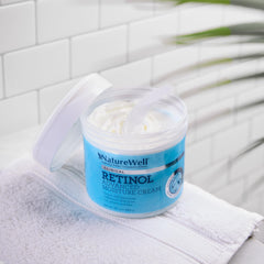 Nature Well Retinol cream for hands keeping skin soft and hydrated