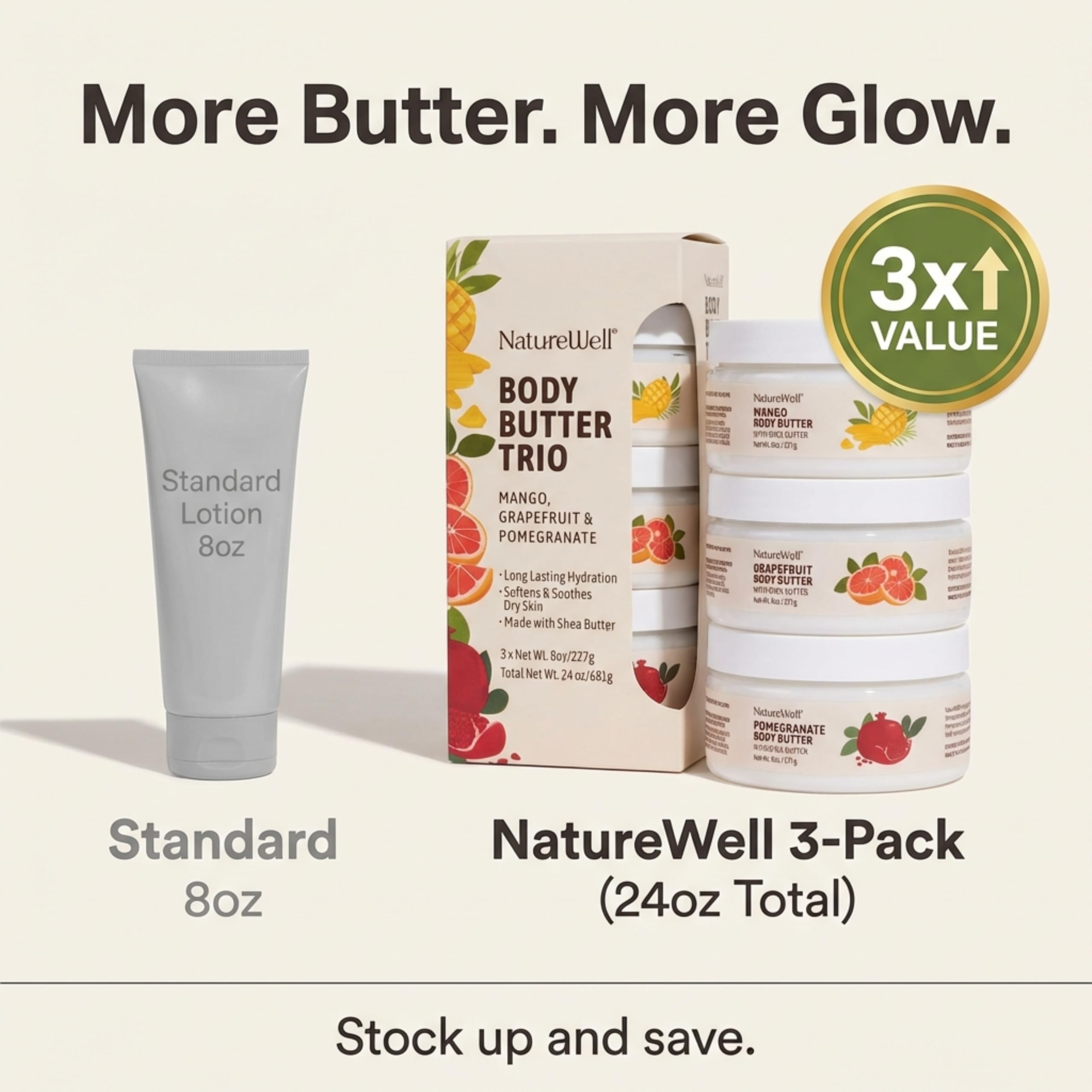 NATURE WELL Pomegranate butter jar offers antioxidant-rich hydration