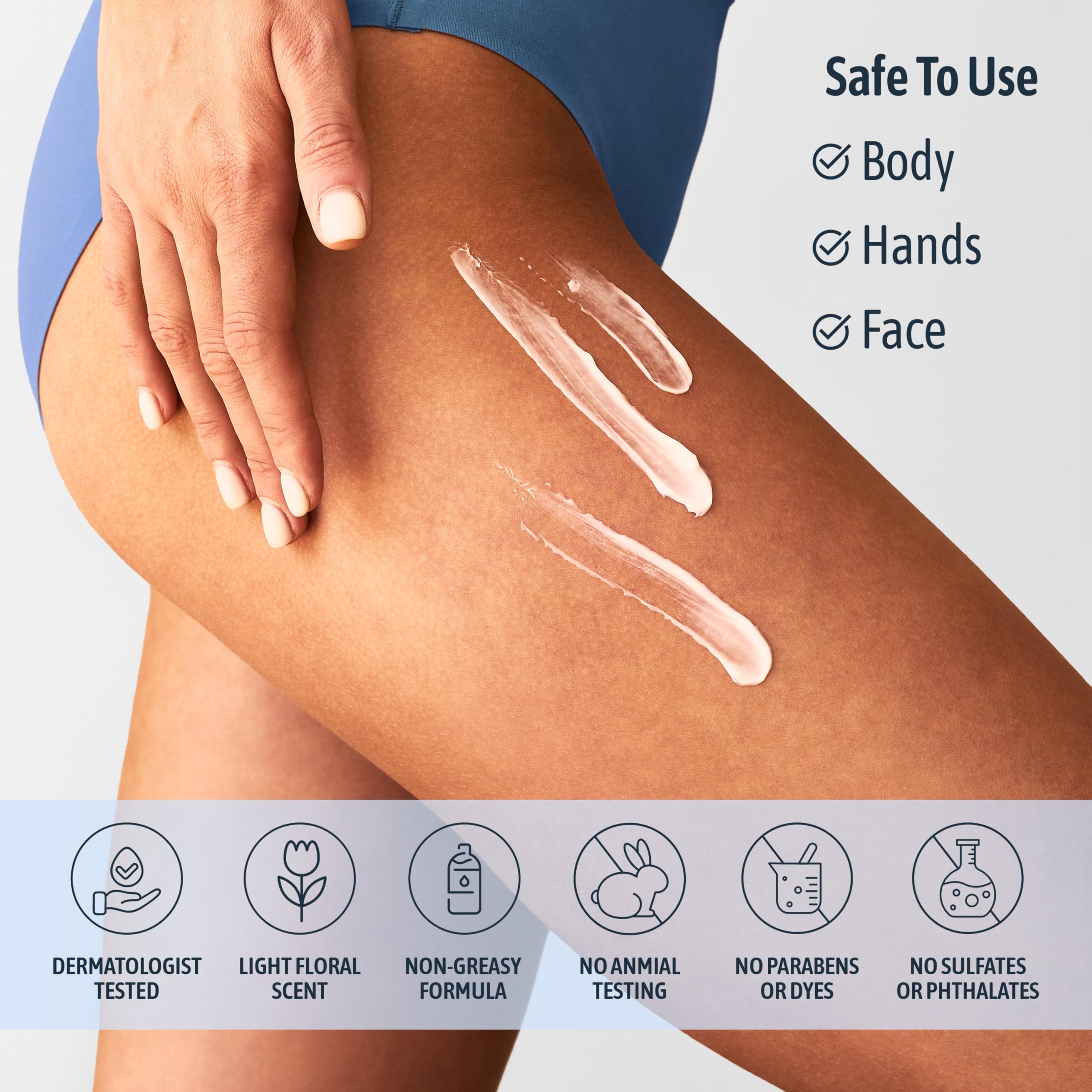 Nature Well skin texture preview suggests smoother tone with retinol cream