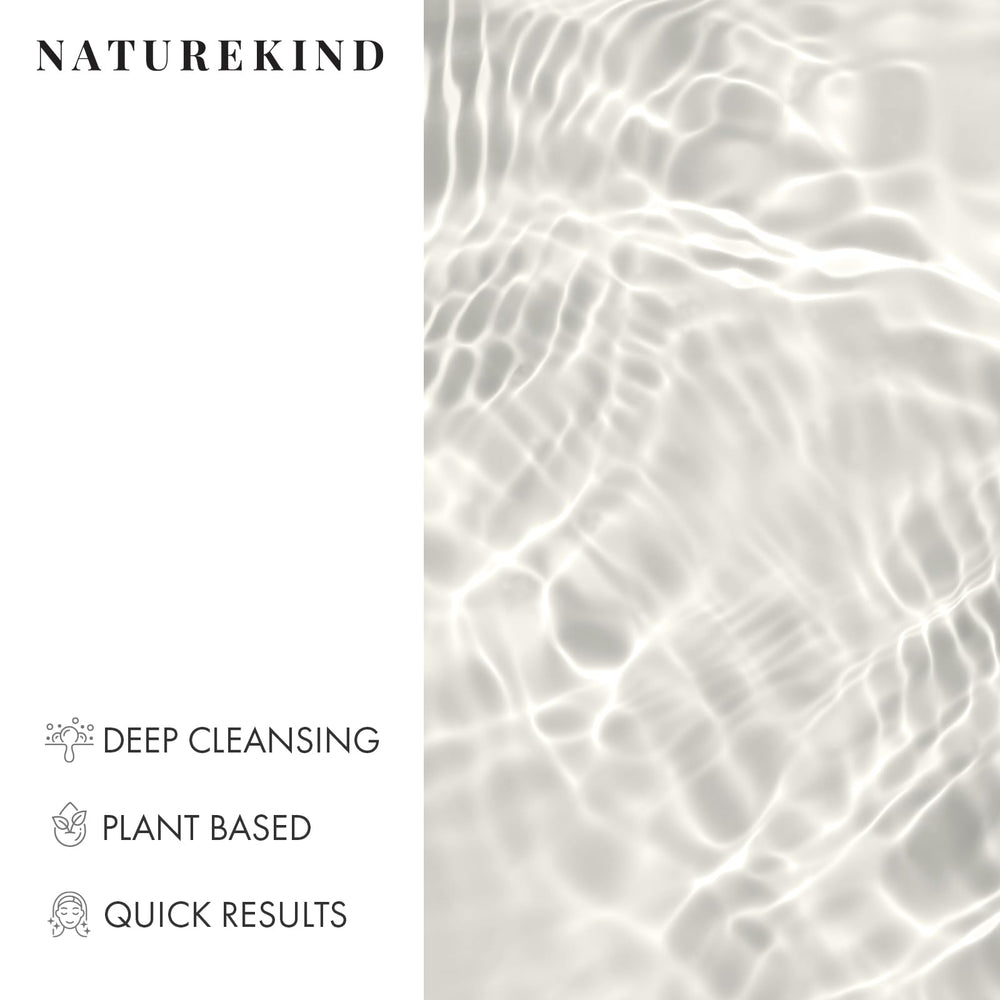 Naturekind Skin after use scene hints clearer texture and refined pores.