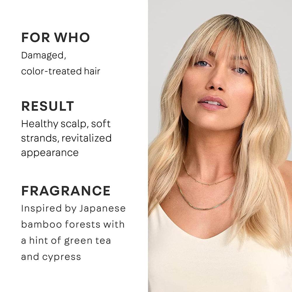 NatureLab.TOKYO shine after use shows glossy hair and clean scalp.