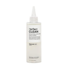 NatureLab TOKYO Perfect Clean Sake Rinse bottle pour demonstrates easy, gentle scalp cleansing