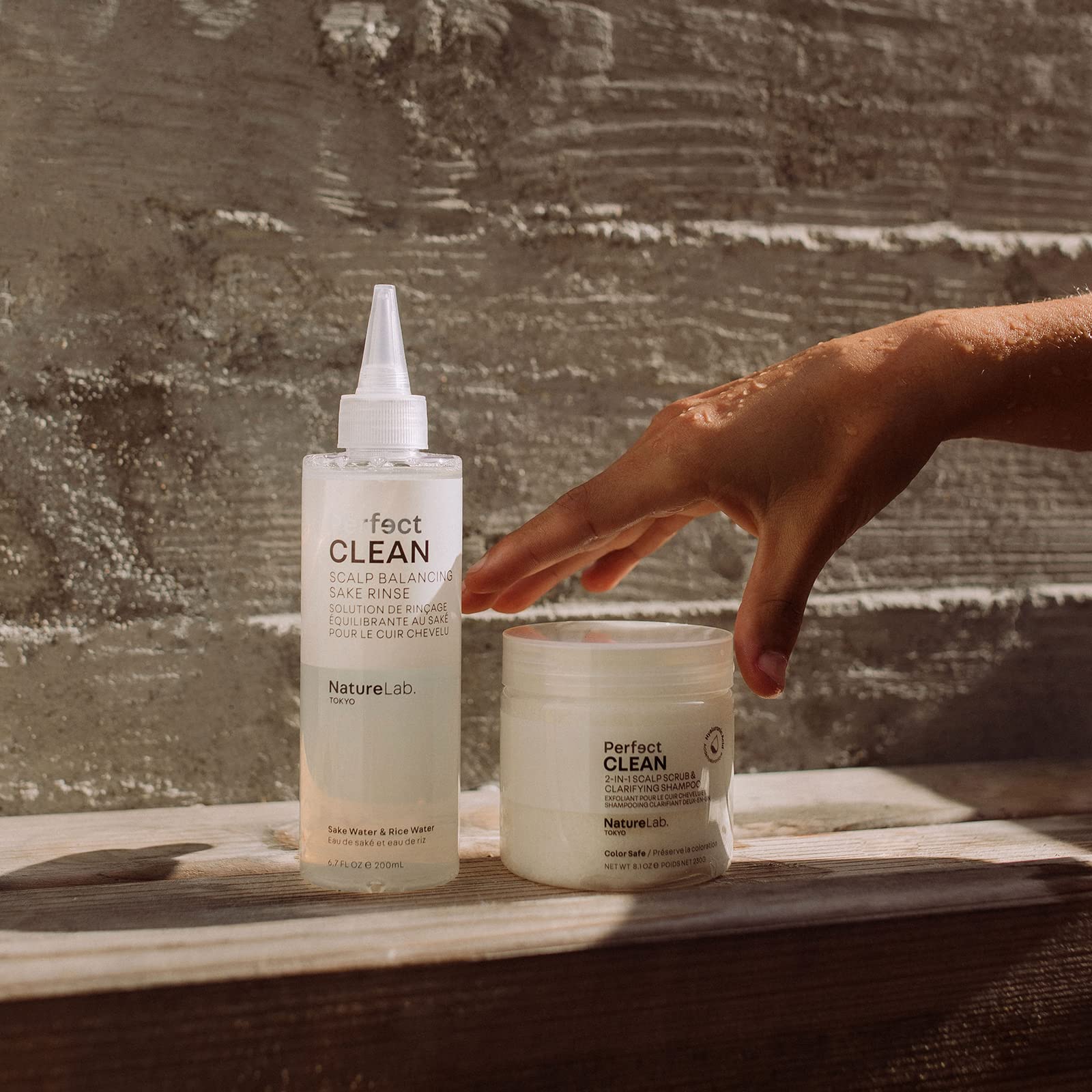 NatureLab TOKYO rice-water-ingredients highlight hydrating scalp care
