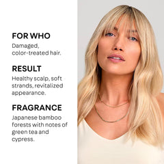 NatureLab.TOKYO Perfect Repair Leave-In spray-dispense demonstrates quick, even application on hair.