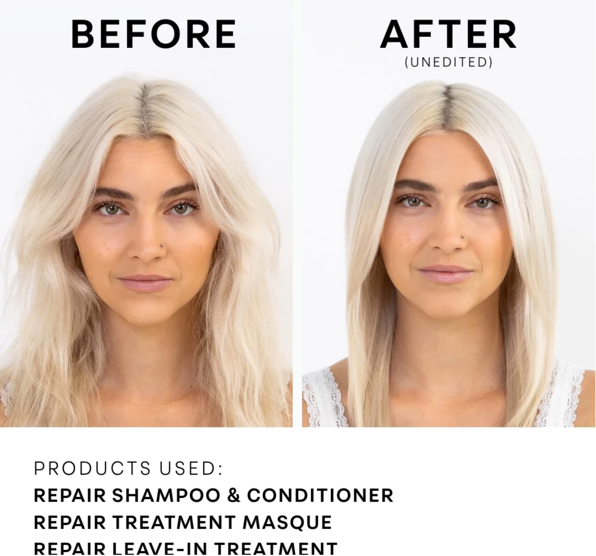NatureLab.TOKYO Shampoo and conditioner gloss-finish for a polished look.