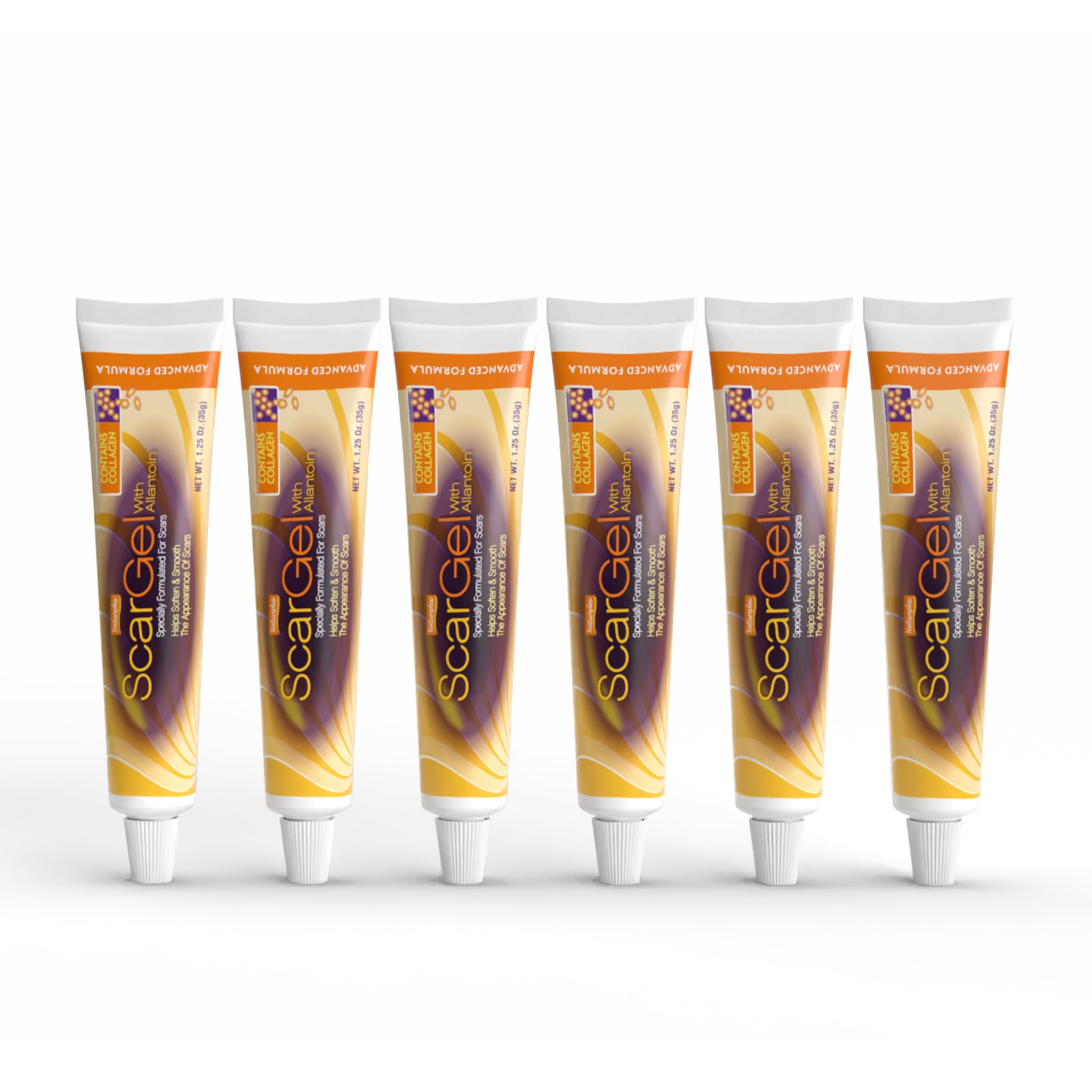 USA-made label on Natureplex Scar Gel emphasizes quality standards.