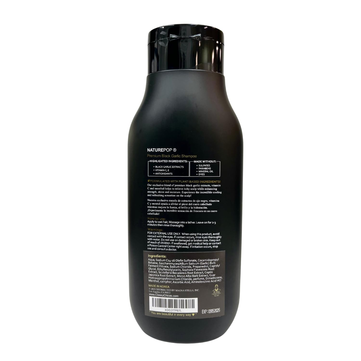 Naturepop Color-safe shampoo suitable for all hair types.