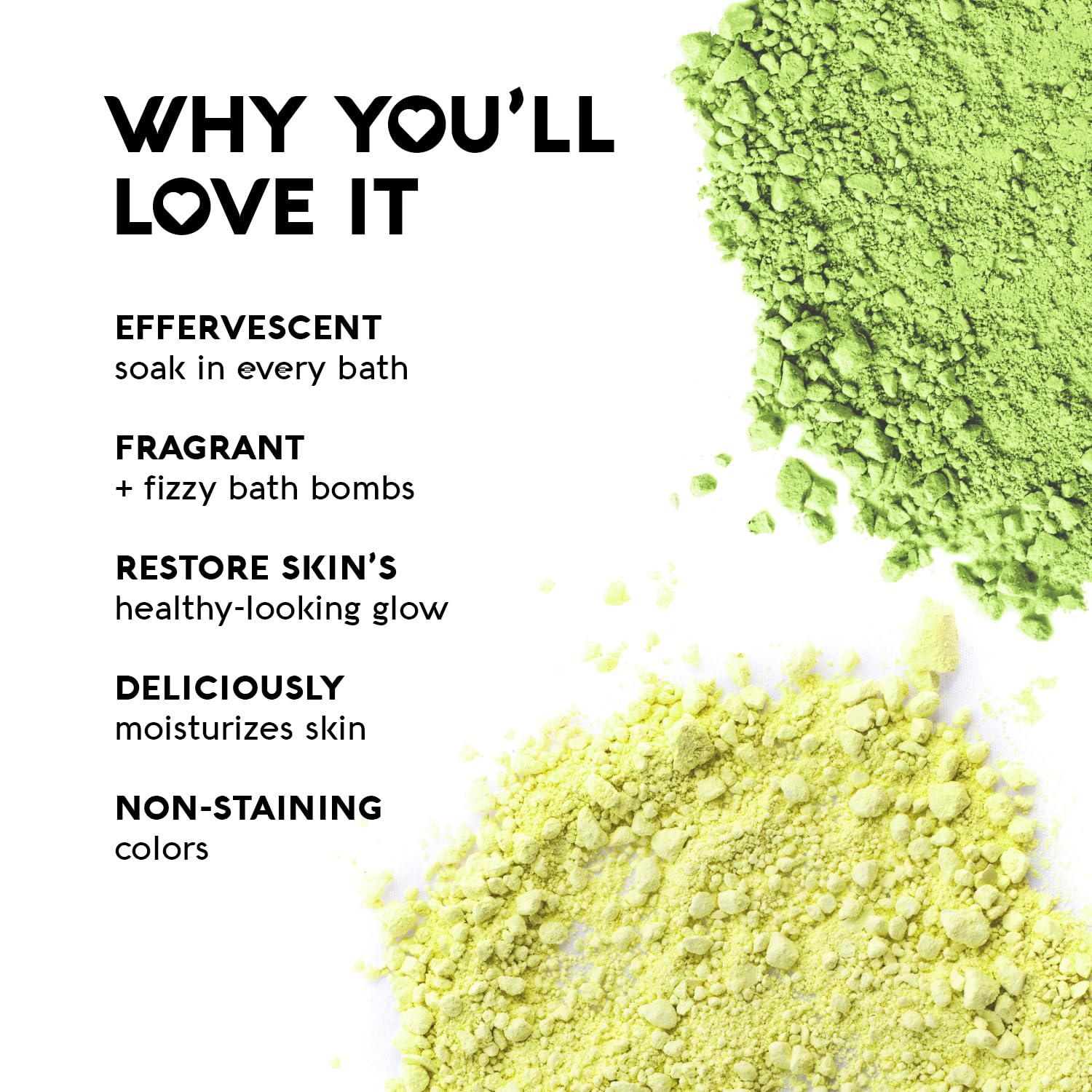 Nature's Beauty non staining pigments visible in a clean rinse