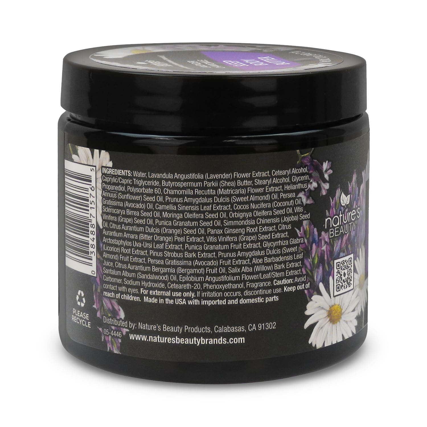 Nature's Beauty packaging highlights savings from a two-jar set