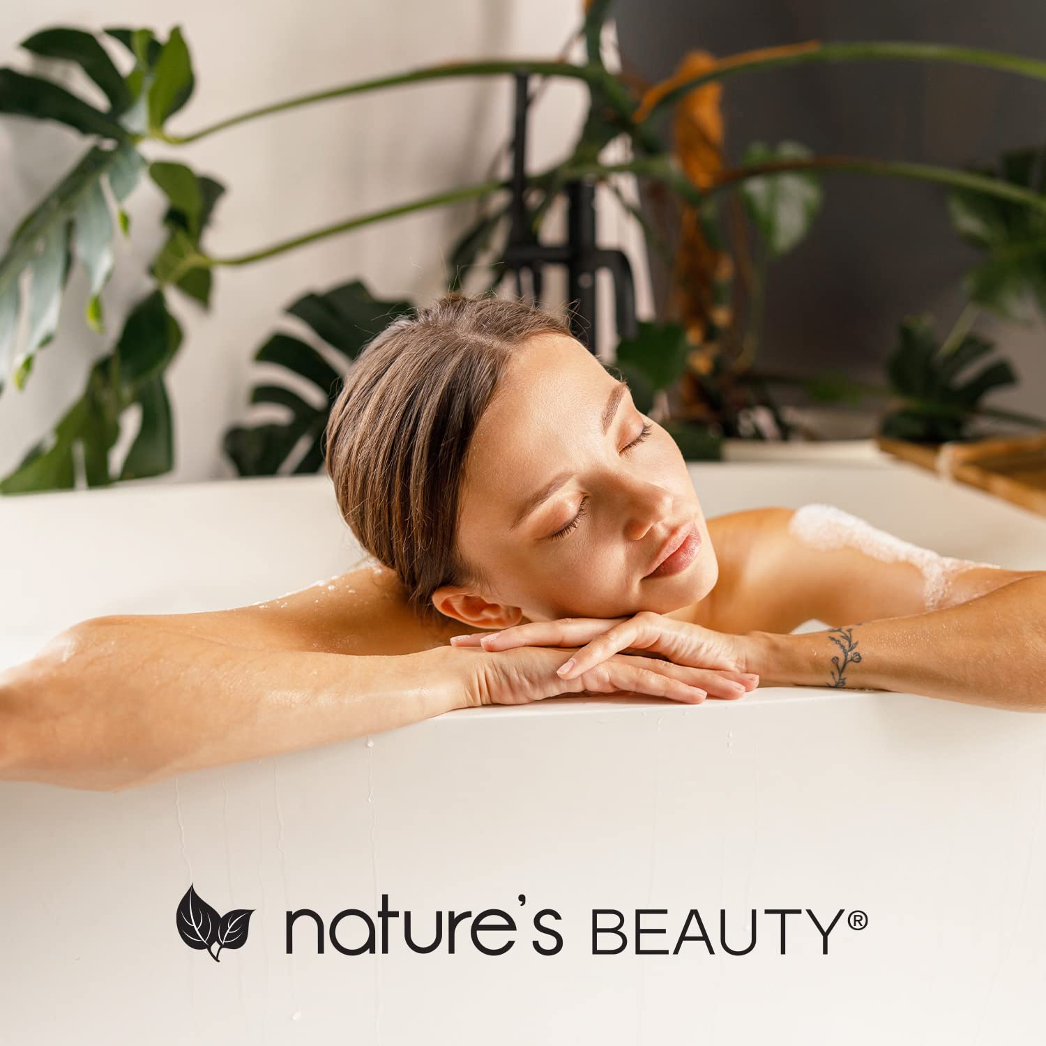 Gift-ready Nature's Beauty Dreamsicle bath bomb packaging