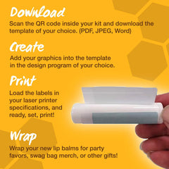 Printable labels included for polished, personalized gift wraps.