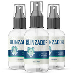 Nature’s NutriWave Blinzador spray bottle application for quick, mess-free foot and nail care.