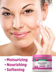 Nature's Truth Collagen Cream demonstrates easy face and body application.