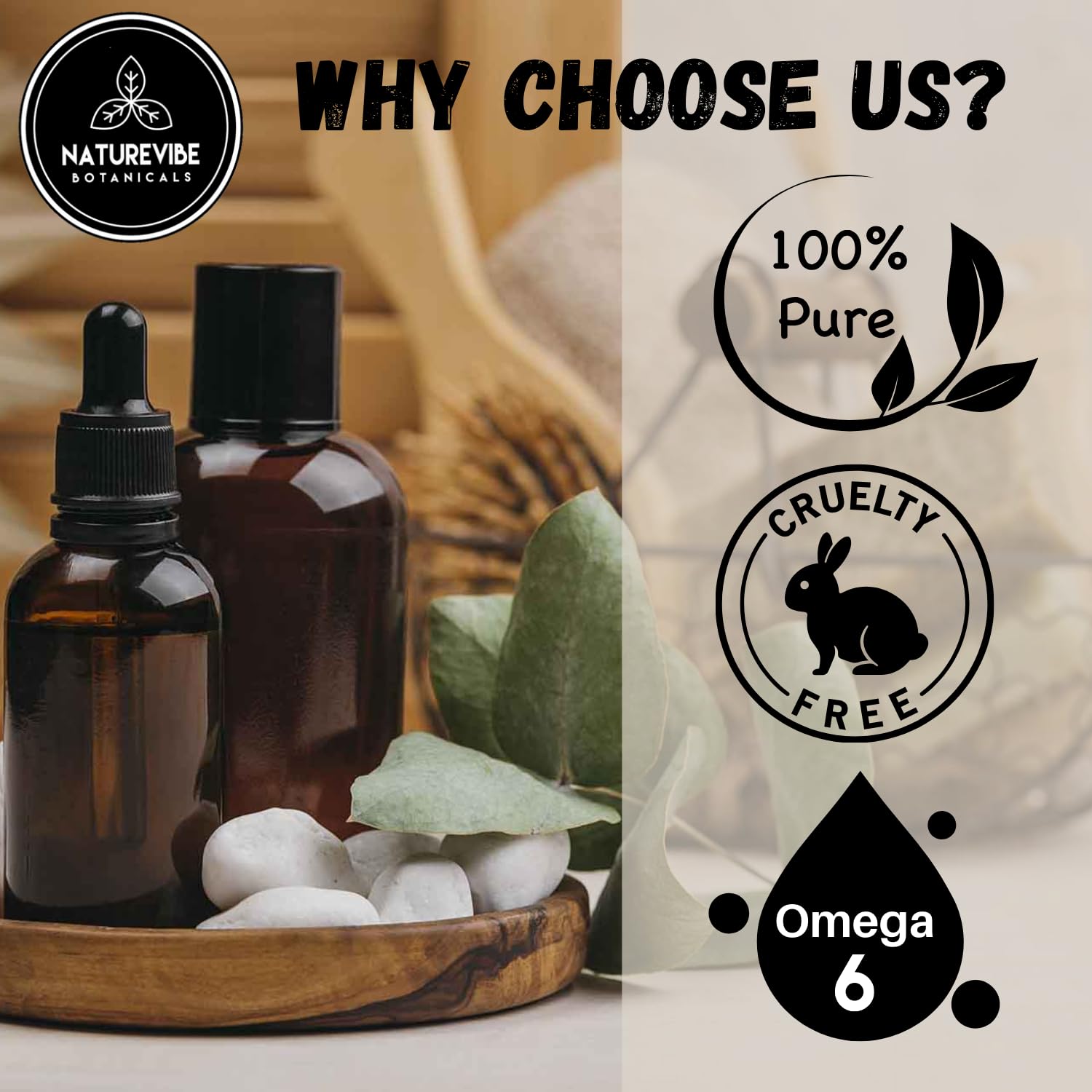 Naturevibe Botanicals Bhringraj Oil uses 100% natural ingredients, no fillers.