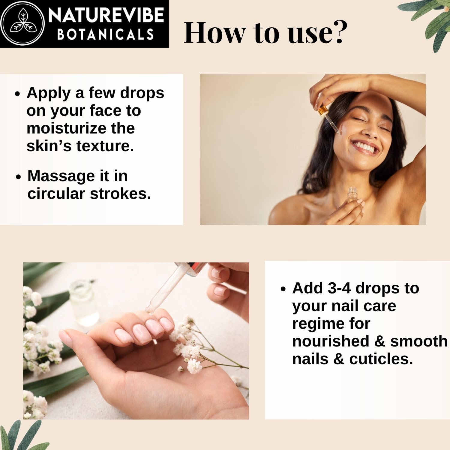 Naturevibe Botanicals Castor Rosemary Oil with rosemary infusion for skin and hair routines.