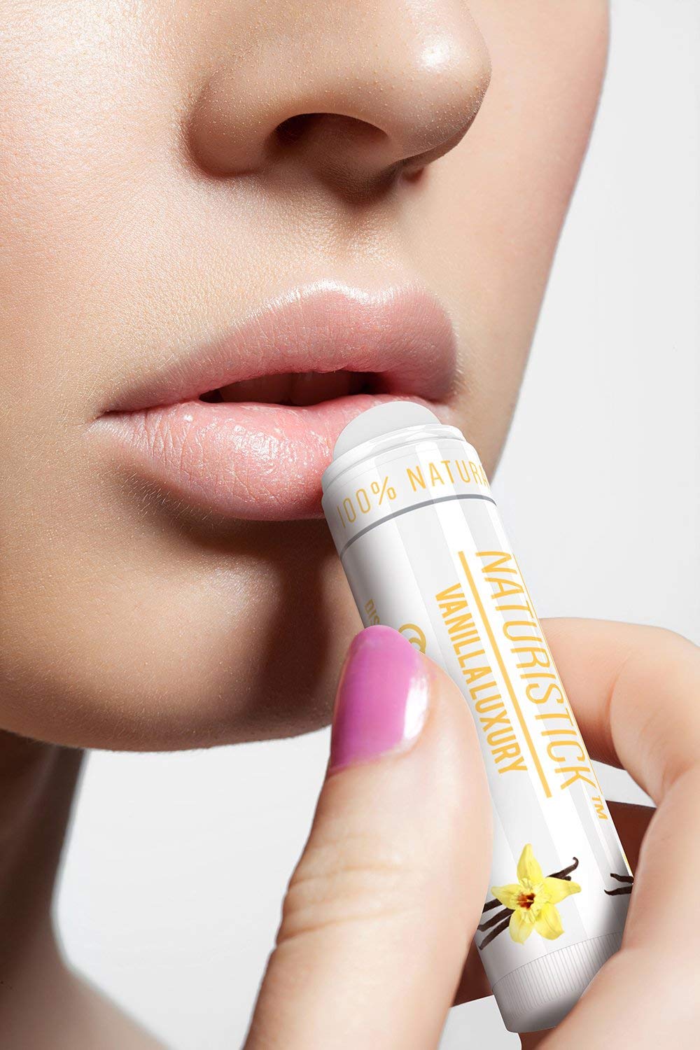 Naturistick lip balm peppermint tube provides fresh tingle and relief
