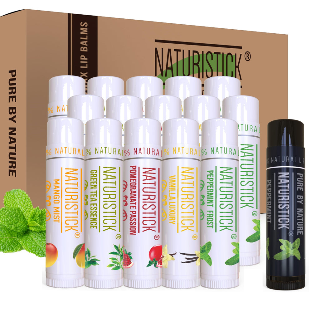 Naturistick beeswax lip balm vanilla tube for everyday hydration