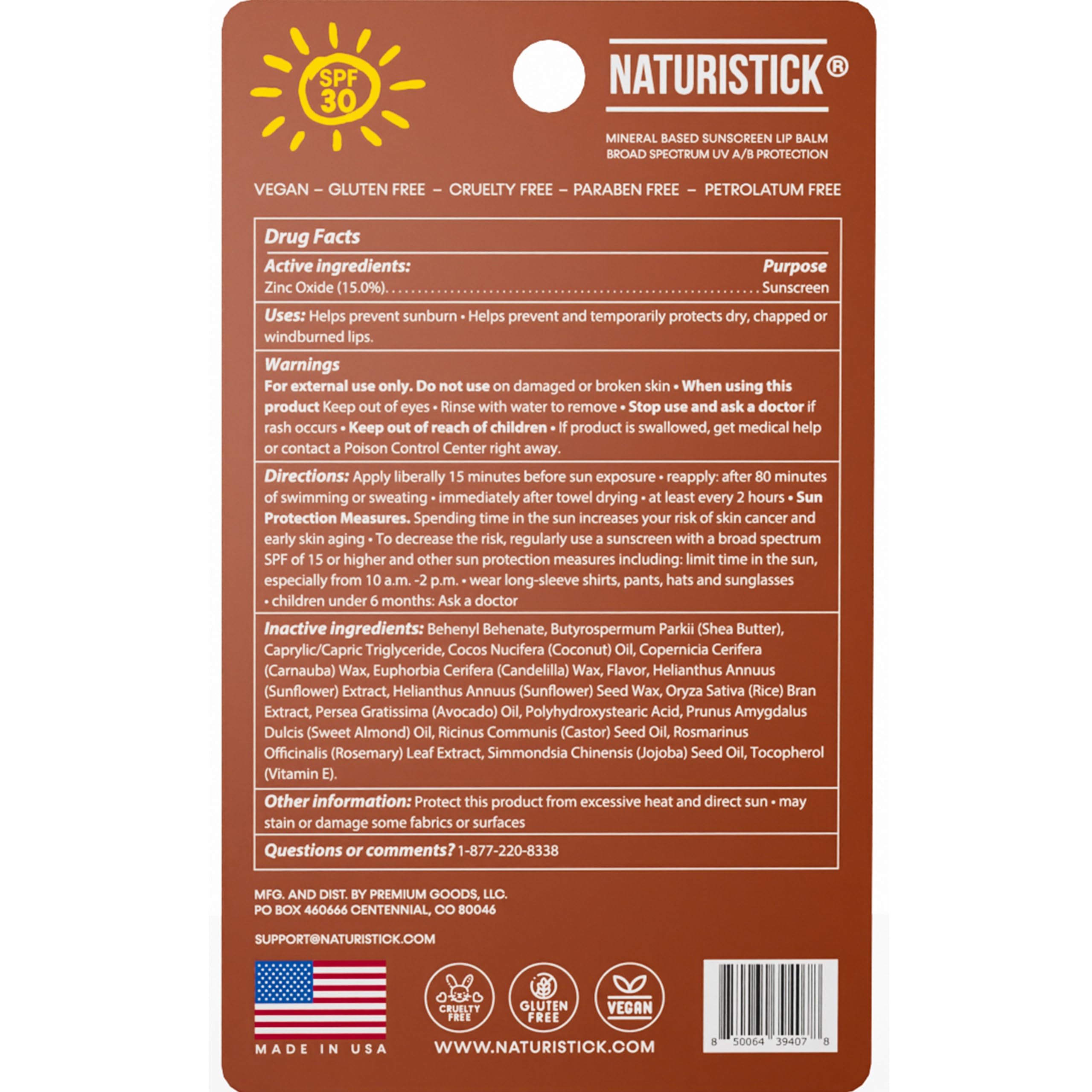 Naturistick cruelty-free packaging supports sustainable beauty choices.