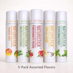 Naturistick lip balm Mango flavor softens lips with tropical scent