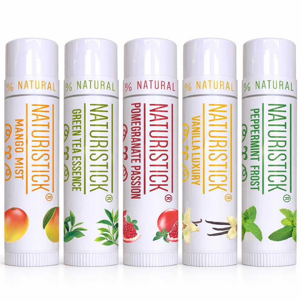 Naturistick lip balm Vanilla flavor gliding smoothly for daily hydration