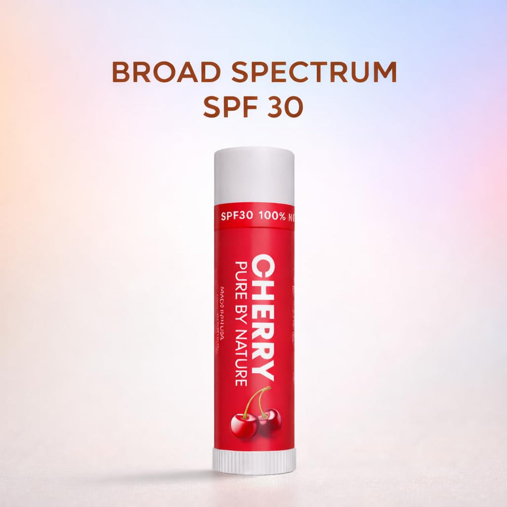 Close-up of Naturistick SPF 30 lip balm glide on lips for smooth hydration.