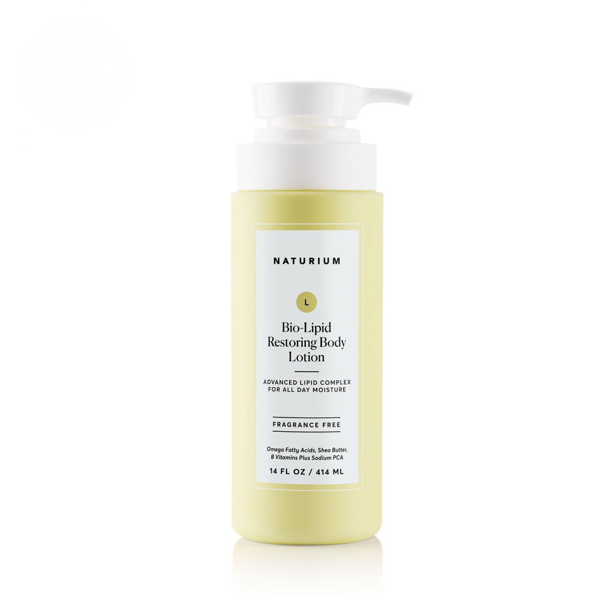 Naturium Bio-Lipid Restoring Body Lotion bottle delivers all-day hydration.