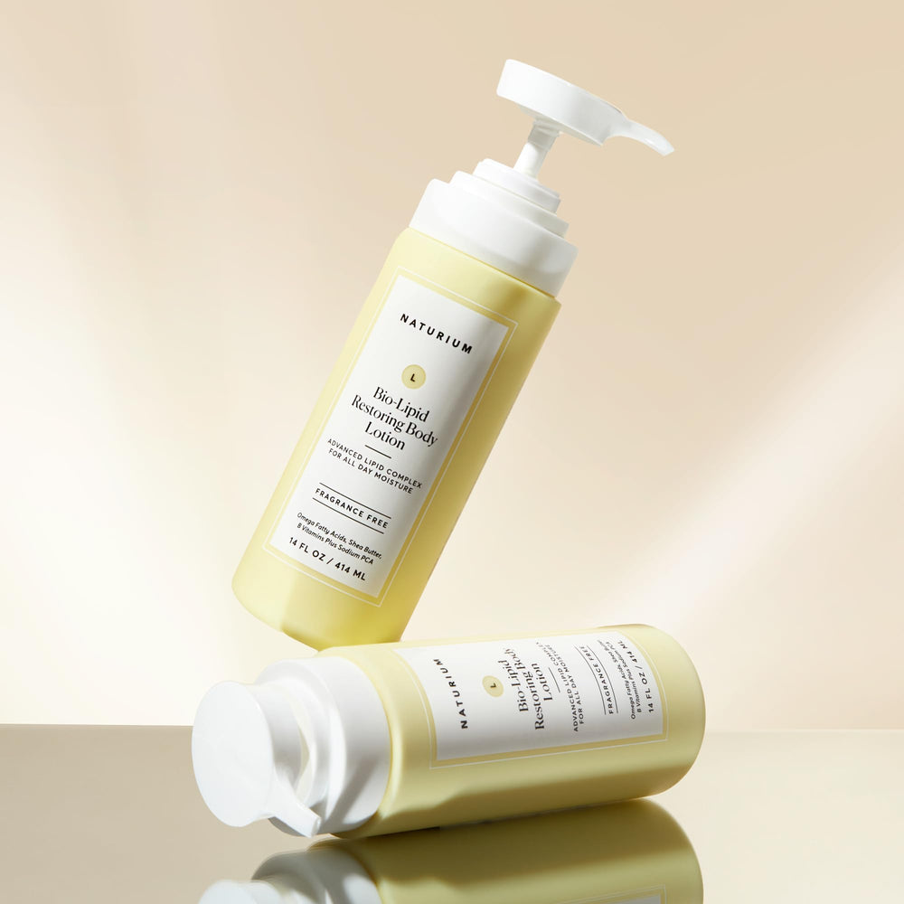 Fragrance-free Naturium formula labeled vegan and dermatologist tested.