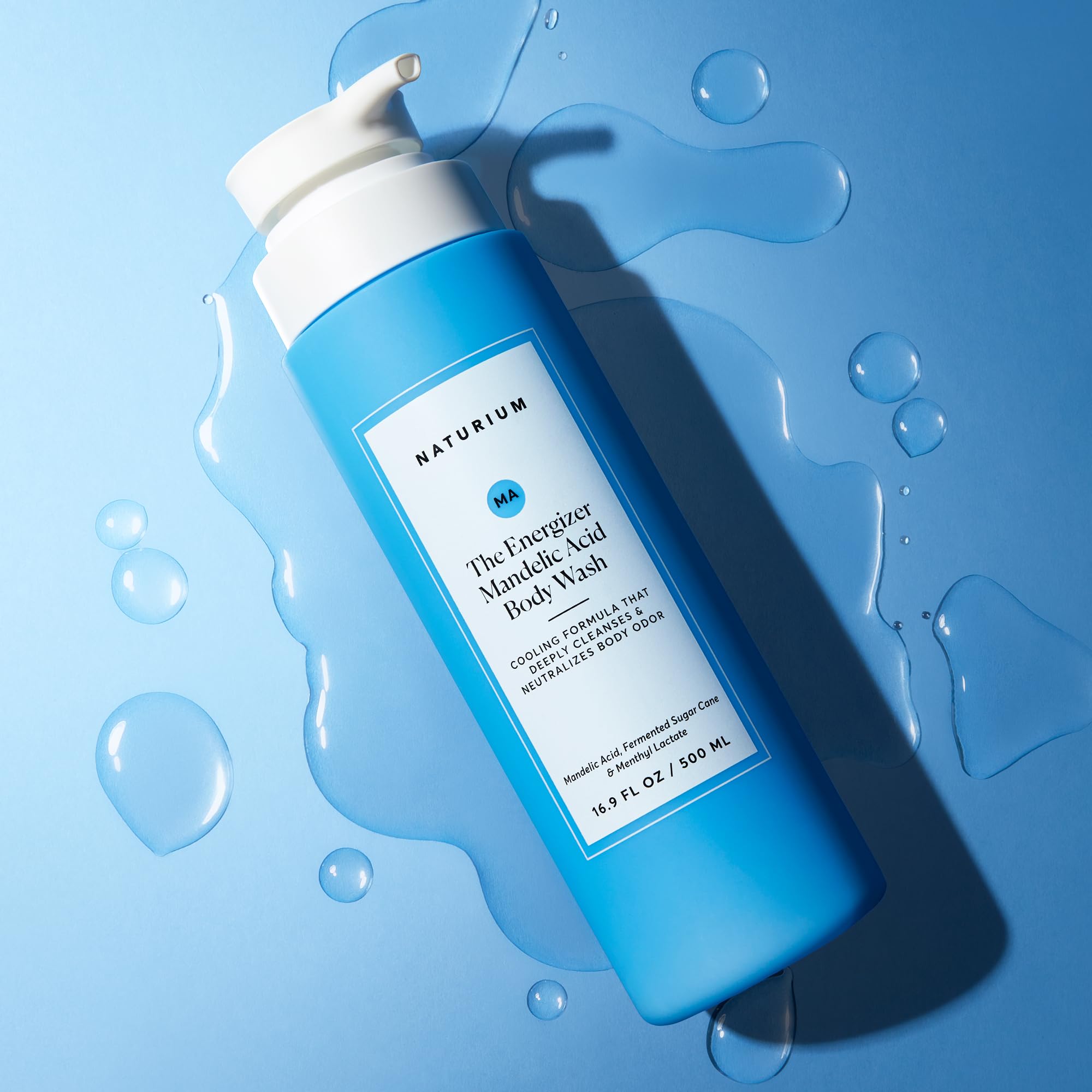 Bottle features vegan and cruelty-free labeling for conscious care.