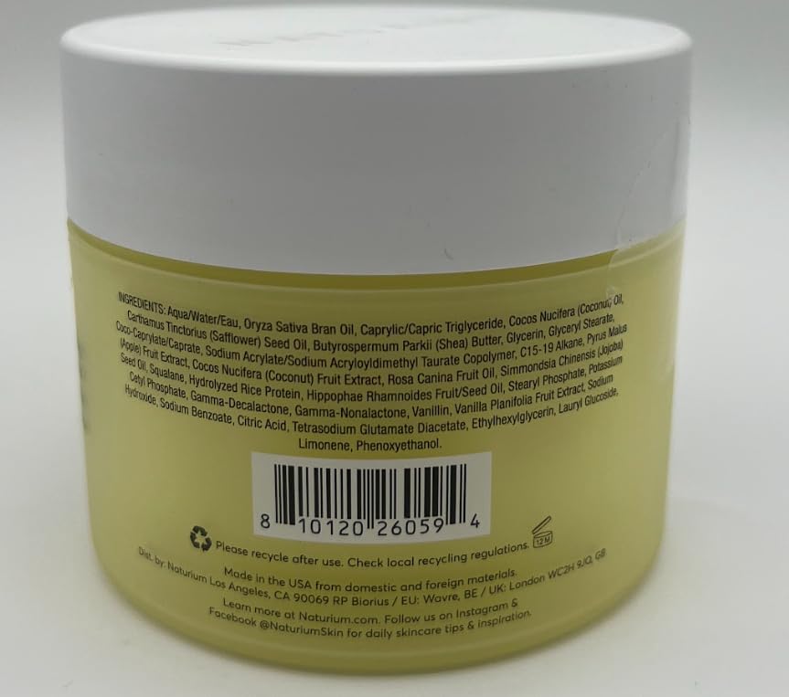 Naturium Glow Getter closeup on skin after use showing smoothness.