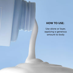 Naturium Urea 5% Body Serum being applied to the arm for even coverage.