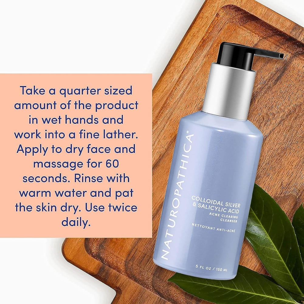Naturopathica cleanser clarifying action targets blemishes.