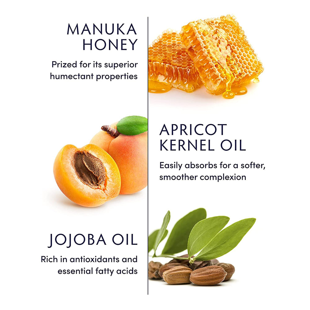 Application scene of Naturopathica Manuka Honey Whipped Oil being massaged into skin