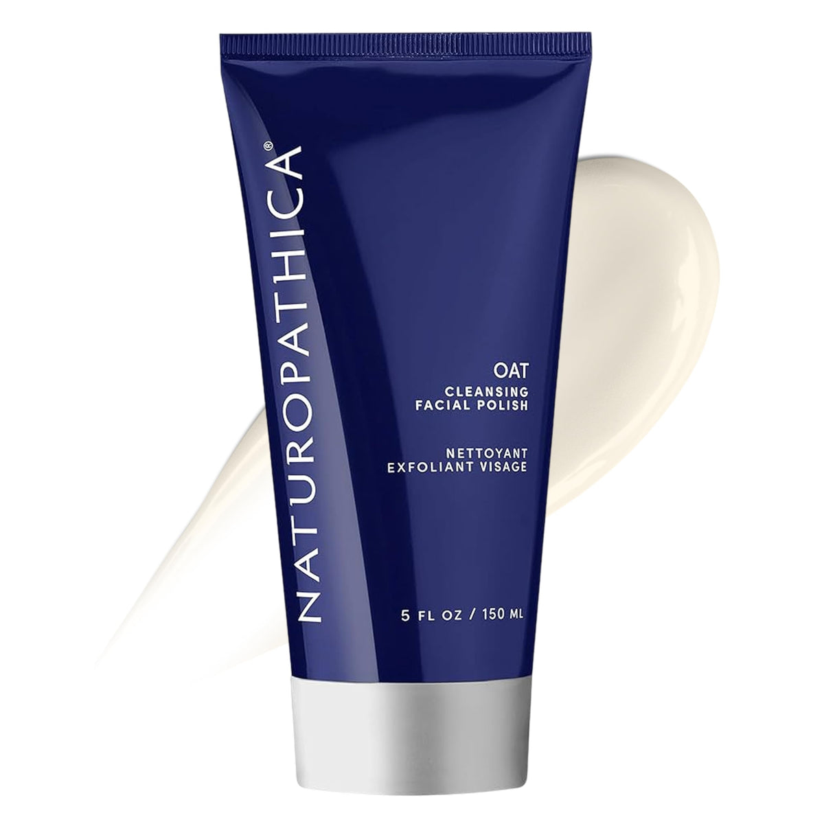 Naturopathica Oat Cleansing Polish jar-front with gentle exfoliation for smoother skin