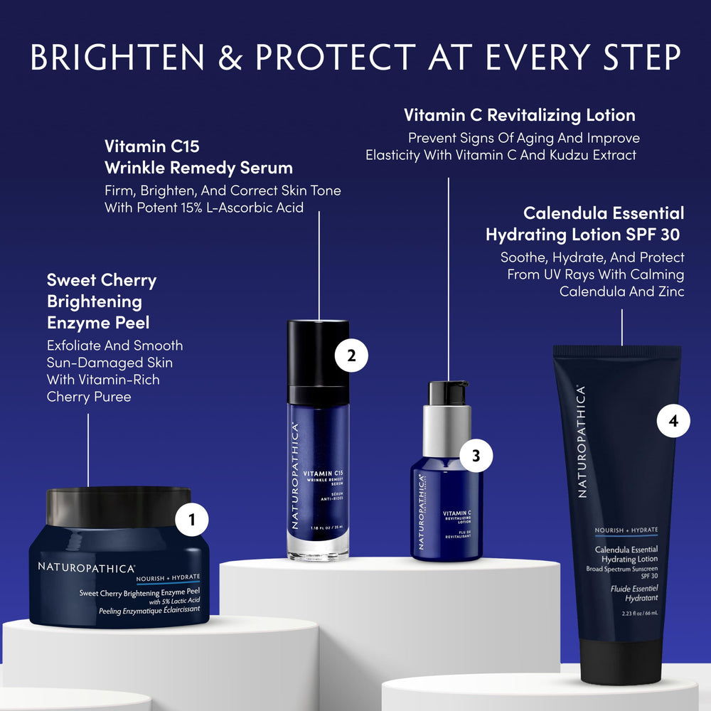 Naturopathica Sweet Cherry Brightening Enzyme Peel steam activation during shower